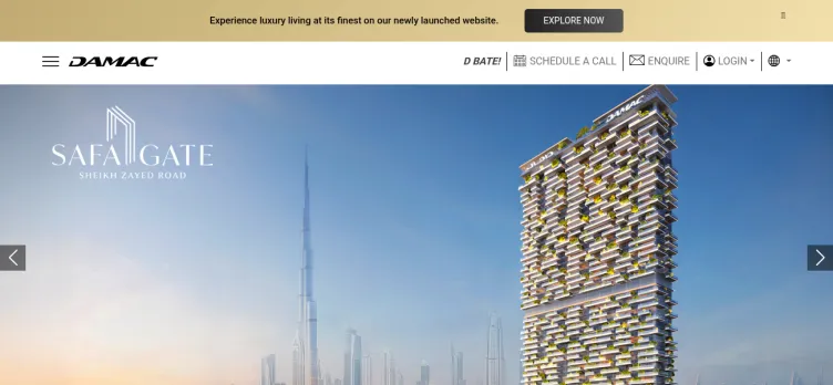 Screenshot DAMAC Properties