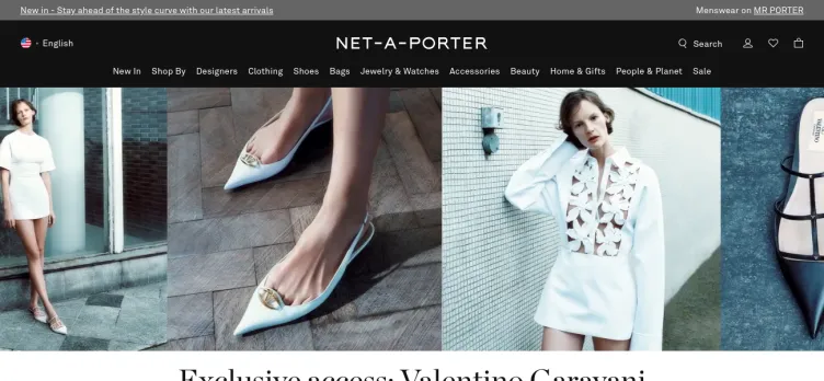 Screenshot The Net-A-Porter Group