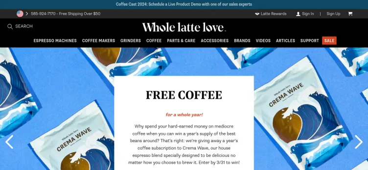 Screenshot Whole Latte Love