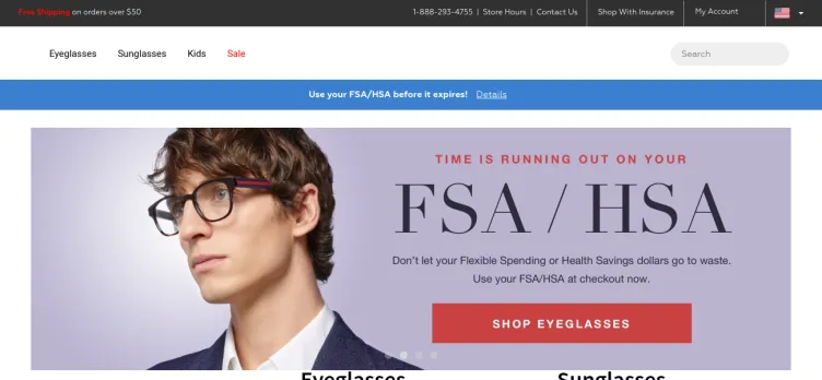 Screenshot CoolFrames Eyewear Boutique