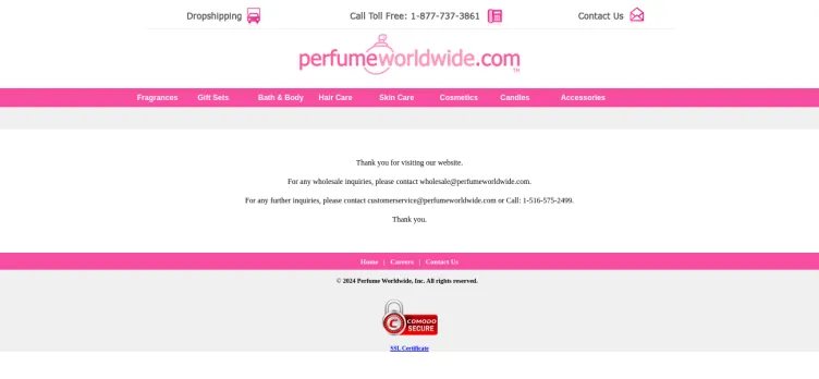 Screenshot Perfume Worldwide