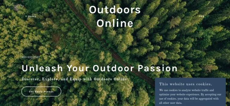 Screenshot Outdoors Online