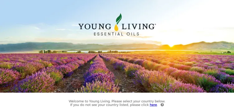 Screenshot Young Living Essential Oils