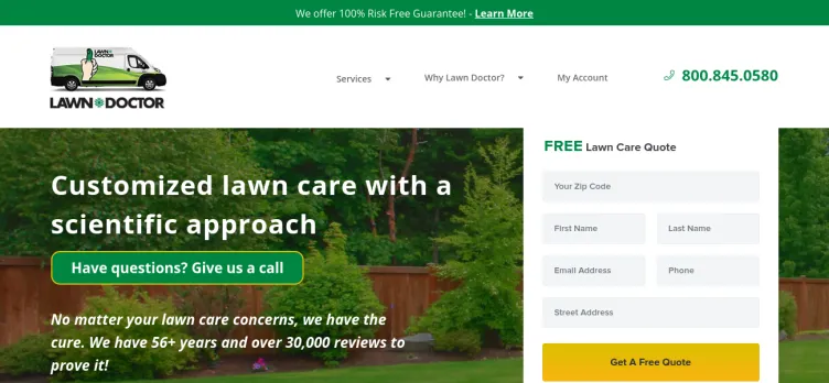 Screenshot Lawn Doctor