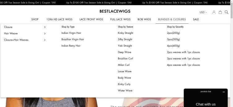 Screenshot BestLaceWigs
