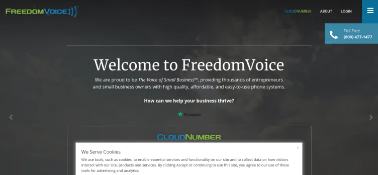 Screenshot FreedomVoice