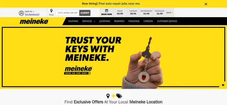 Screenshot Meineke Car Care Center