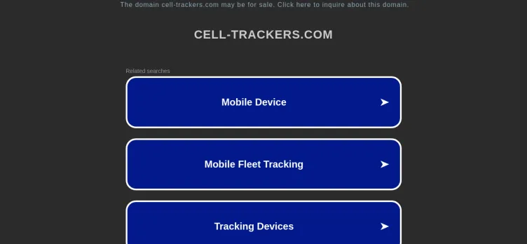 Screenshot Cell-Trackers.com