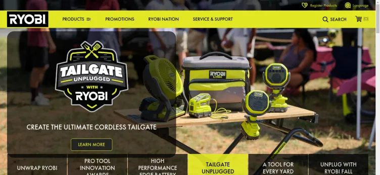 Screenshot Ryobi Tools