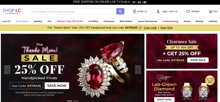 Screenshot Shop LC / Liquidation Channel