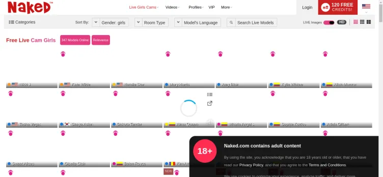Screenshot Naked.com