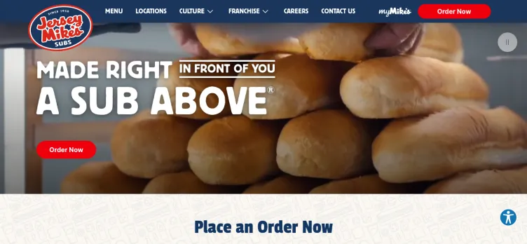 Screenshot Jersey Mike's Franchise Systems