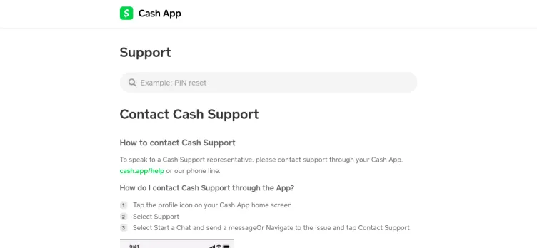 Screenshot Cash App