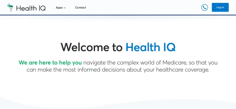 Screenshot Health IQ Insurance Services