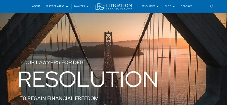 Screenshot Litigation Practice Group