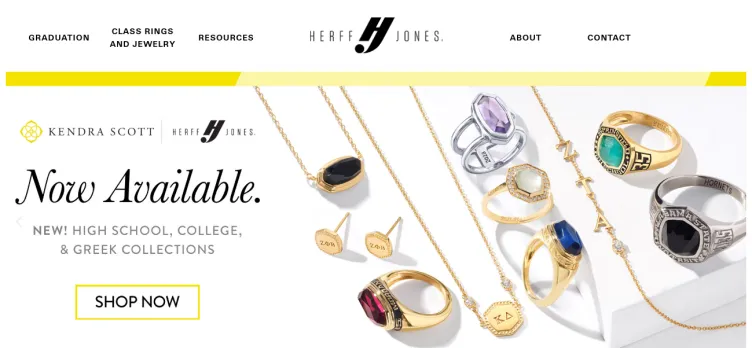 Screenshot Herff Jones