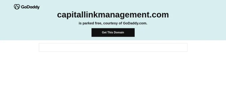 Screenshot Capital Link Management