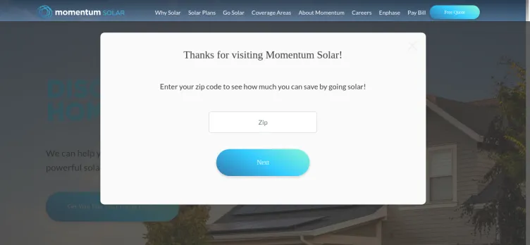 Screenshot Momentum Solar