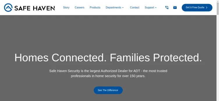 Screenshot Safe Haven Security Services