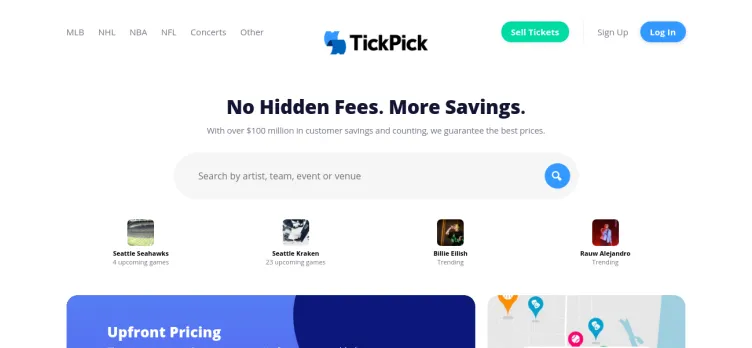 Screenshot Tickpick