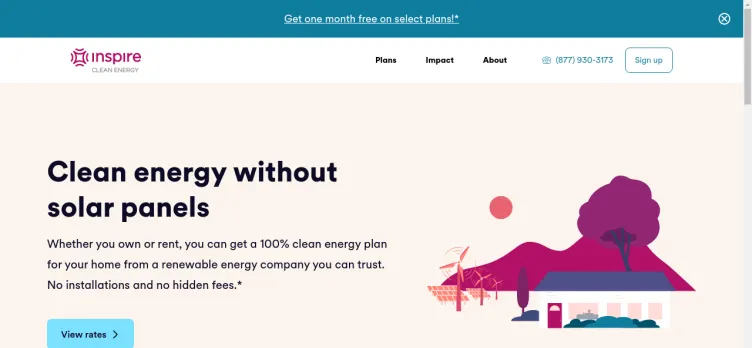 Screenshot Inspire Clean Energy