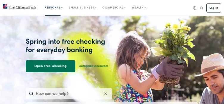Screenshot First Citizens Bank & Trust Company