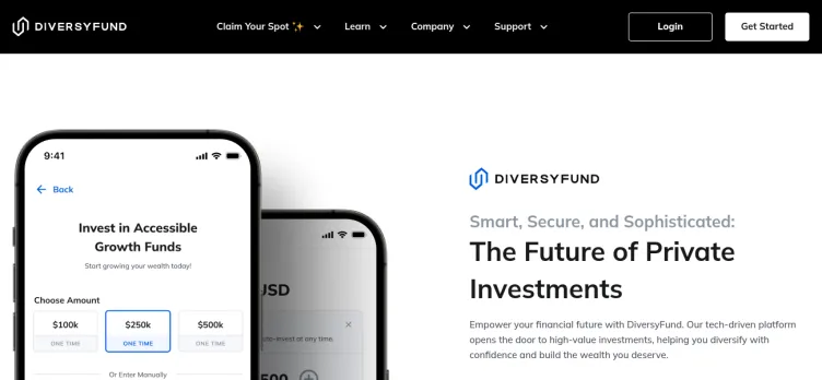 Screenshot DiversyFund