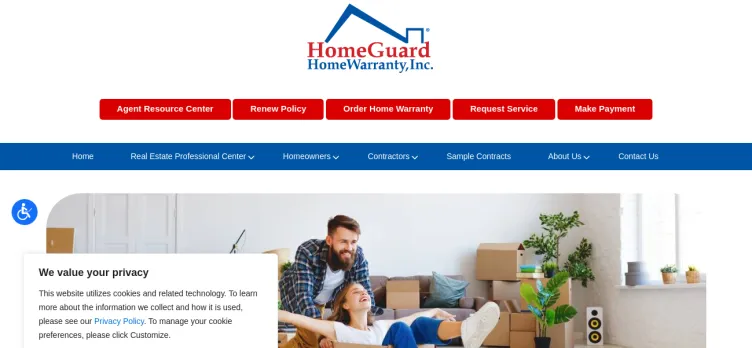 Screenshot Homeguard Homewarranty