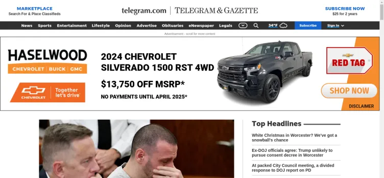 Screenshot Telegram & Gazette