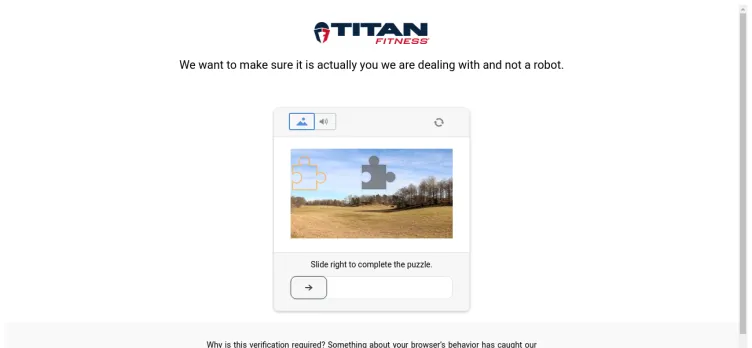 Screenshot Titan Fitness