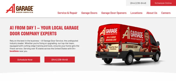 Screenshot A1 Garage Door Service