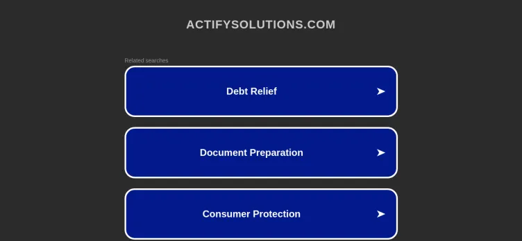 Screenshot Actify Solutions