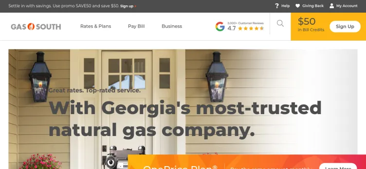 Screenshot Gas South