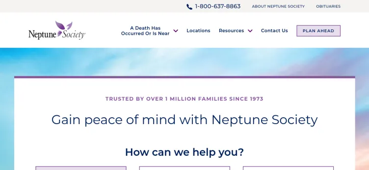 Screenshot Neptune Society