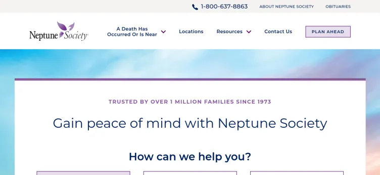 Screenshot Neptune Society