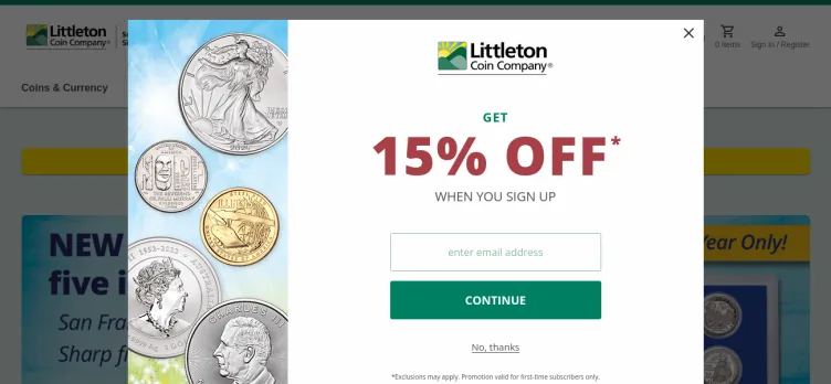 Screenshot Littleton Coin Company