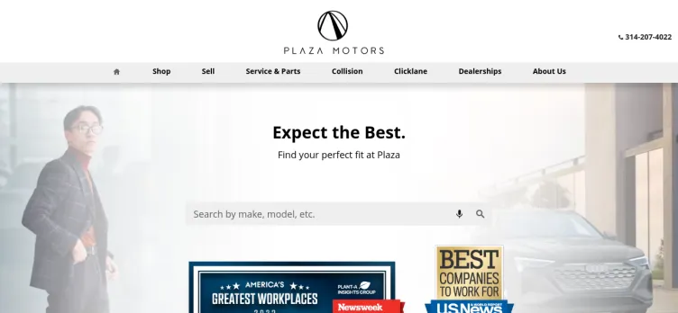 Screenshot Plaza Motor Company