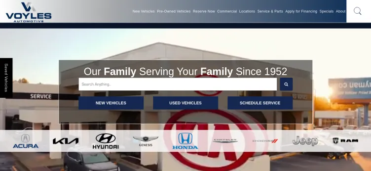 Screenshot Ed Voyles Hyundai / Kia