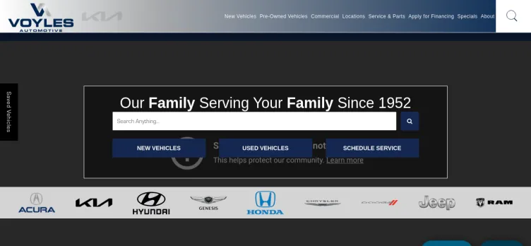 Screenshot Ed Voyles Hyundai / Kia