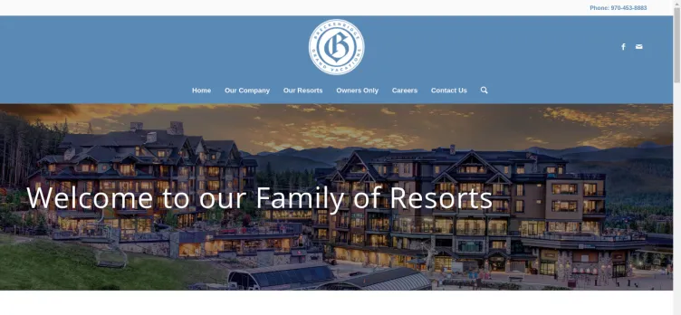 Screenshot Breckenridge Grand Vacations