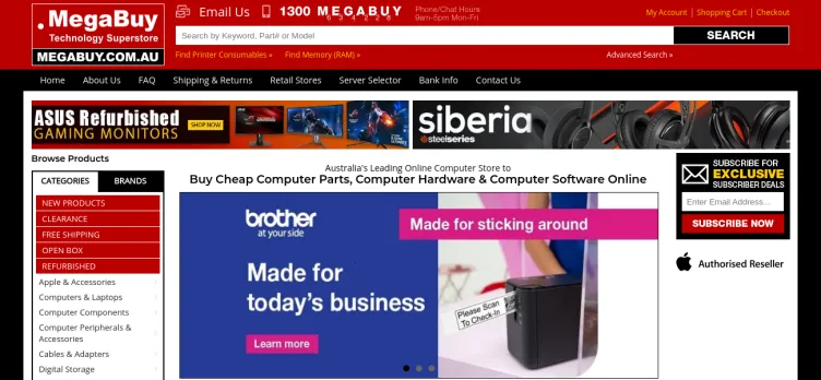 Screenshot Mega Buy Technology Superstore