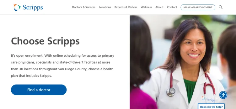 Screenshot Scripps Health