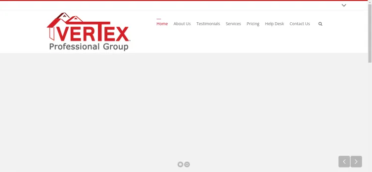 Screenshot Vertex Professional Group
