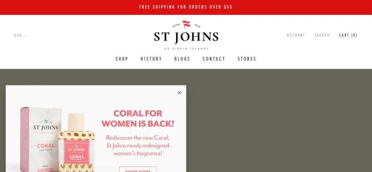 Screenshot St Johns