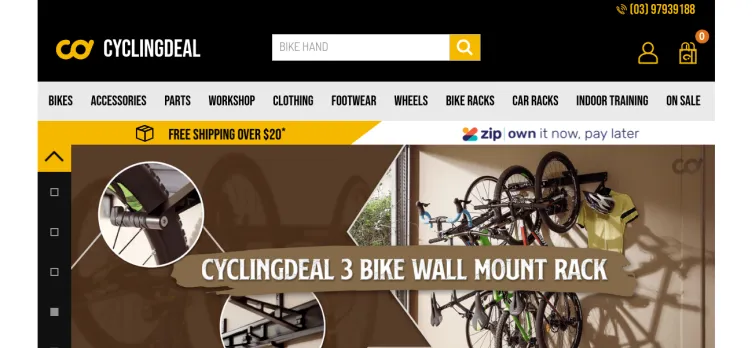 Screenshot Cyclingdeal