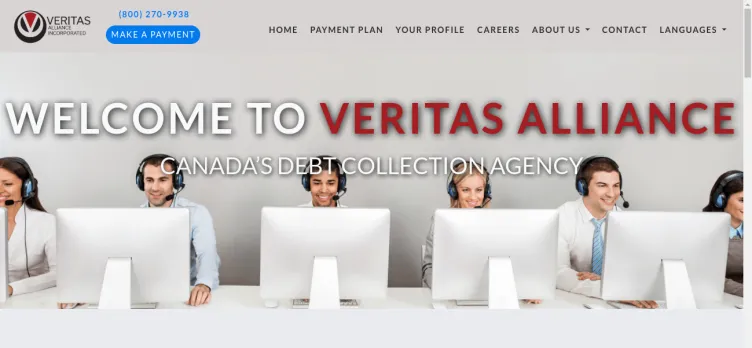 Screenshot Veritas Alliance Incorporated