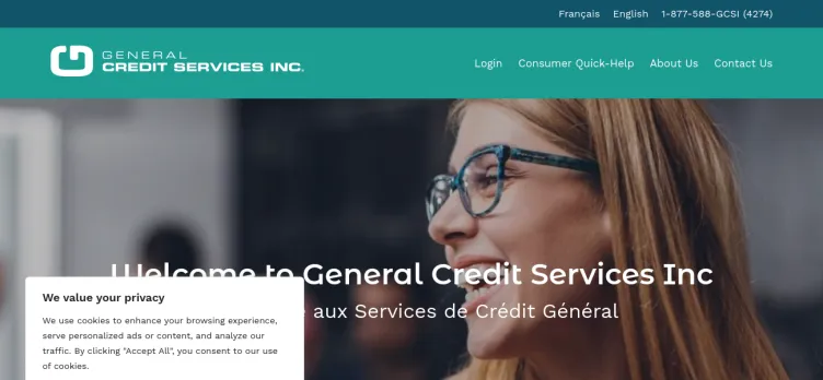 Screenshot General Credit Services