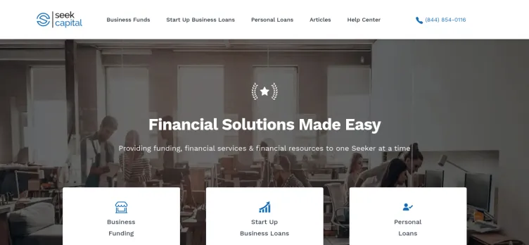 Screenshot Seek Capital