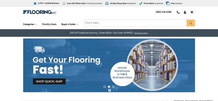 Screenshot FlooringInc.com