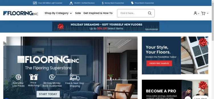 Screenshot FlooringInc.com